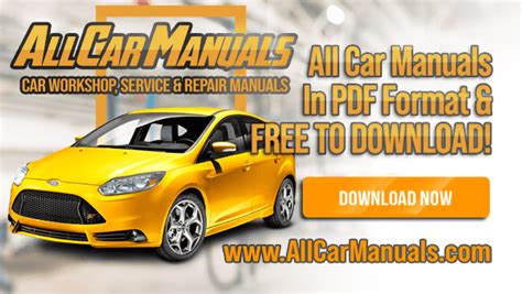 Free Manuals for Every Car (PDF Downloads) .
